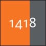 hi-vis orange/mörk antracit